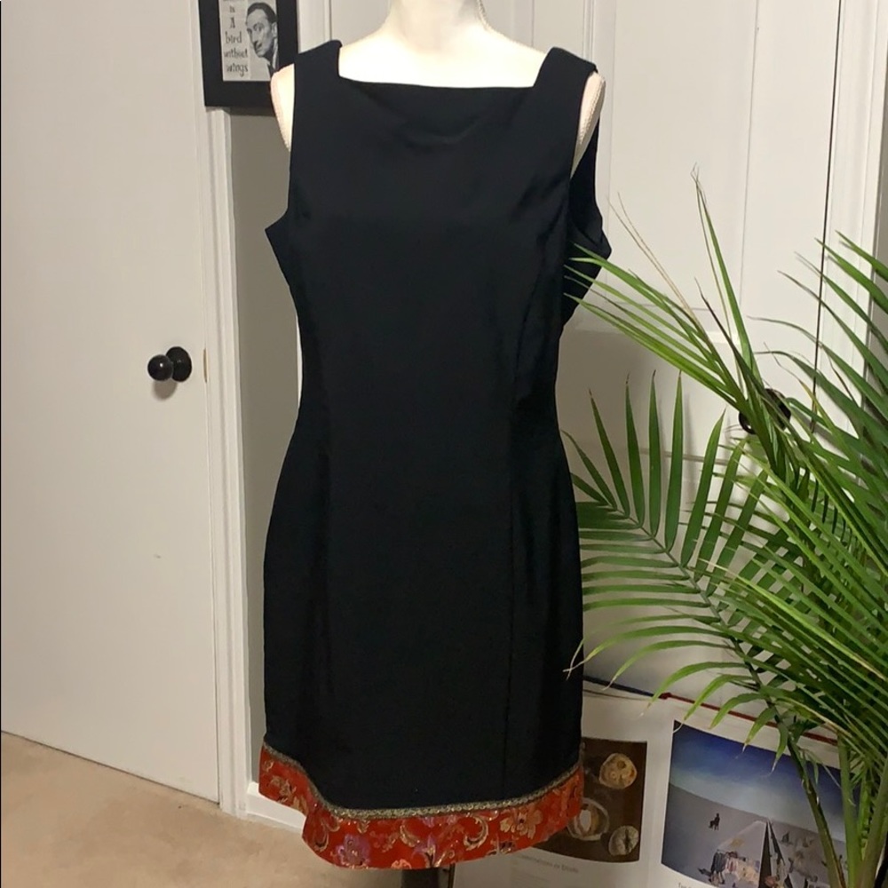 Black cocktail dress